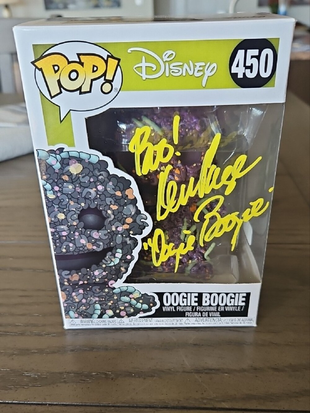 Funko Pop Disney The Nightmare Before Christmas - Signed Oogie Boogie #450